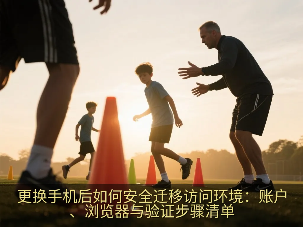 智能手机显示通用访问检查步骤的明亮编辑场景