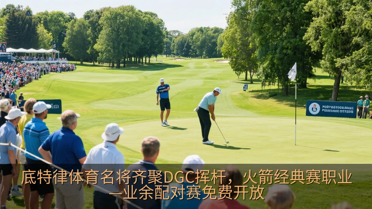 底特律体育名将齐聚DGC挥杆，火箭经典赛职业—业余配对赛免费开放