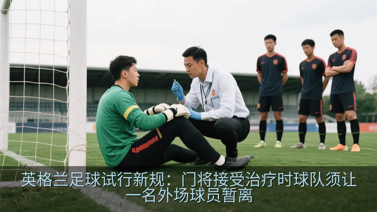 英格兰足球试行新规：门将接受治疗时球队须让一名外场球员暂离