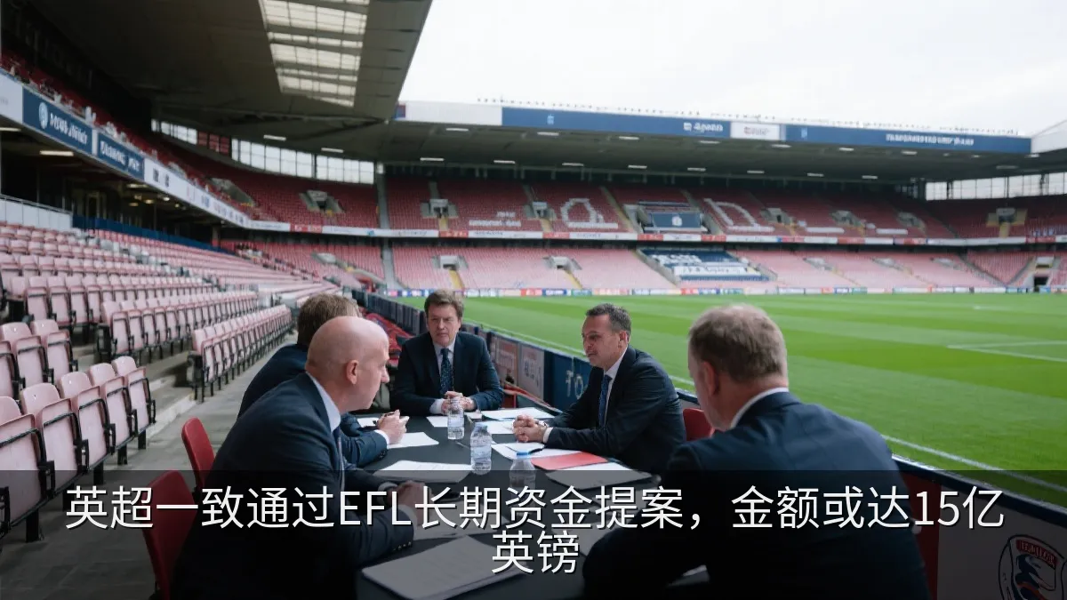 英超一致通过EFL长期资金提案，金额或达15亿英镑